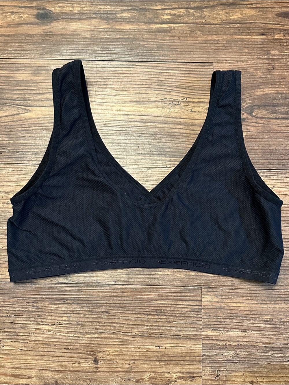 Exofficio Crossover Bralette - Black SZ M - Picture 2 of 3
